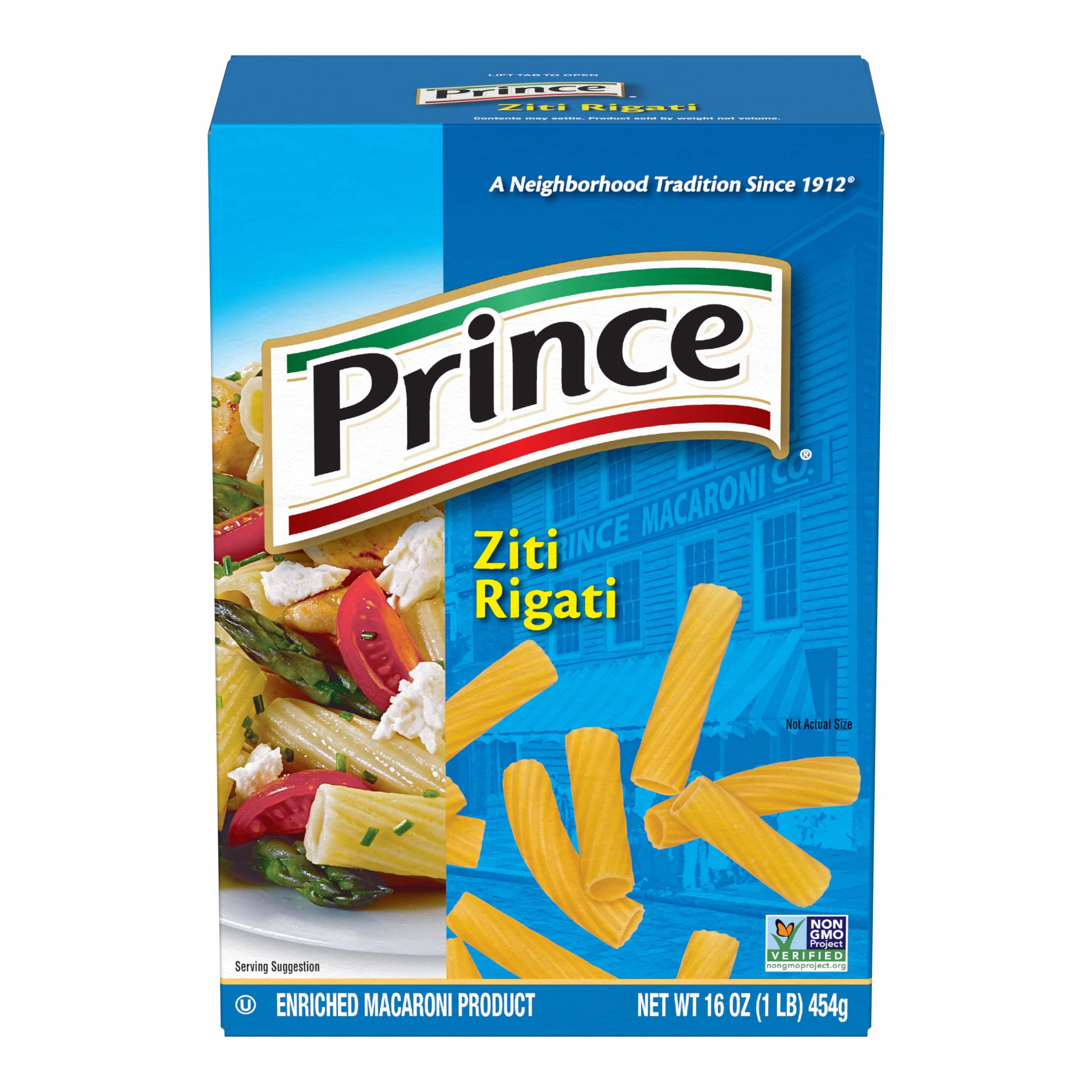 (12 pack) Prince Ziti Rigati Pasta, 16-Ounce Box