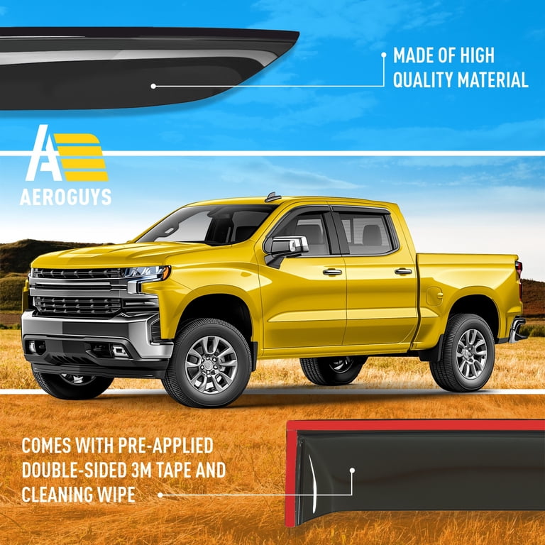 Husky Liners Low Profile Ventvisor Rain Guards 07-13 Chevy Silv/GMC