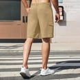 thumbnail image 6 of Pxiakgy mens shorts shorts for men Men's Spring/Summer Shorts Multi Pocket Comfortable Lightweight Casual Fashion Sports Shorts shorts men mens shorts casual Yellow + XXL, 6 of 6