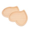 thumbnail image 3 of Voiceine Bamboo Cheese Board Platter Heart Shaped Salad Plate Dinner Plate Cake Plate Decorative Food Serving Tray Appetizer Plate for Valentines Day Decor, 3 of 10