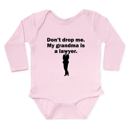 

CafePress - My Grandma Is A Lawyer Body Suit - Long Sleeve Cotton Baby Bodysuit