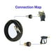 thumbnail image 3 of Adaptador de conexión rápida Laklulu M22*1,5-3/8 para conexión rápida de accesorios de manguera y pistola rociadora de hidrolavadora de alta presión (2 piezas), 3 of 3