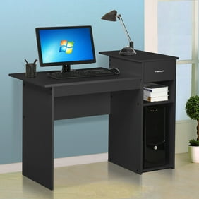 Mainstays Student Desk With Easy Glide Drawer Blackwood Finish