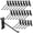 8 inch, variant on Gridwall Hooks 2 Inch 60 Pack Heavy Duty Display for Grid Wall Panels