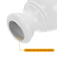 thumbnail image 4 of unbranded 2 Pcs Embouts de Tringle à Rideaux Ronds Blancs ABS pour Propriétaires, 4 of 8