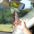 thumbnail image 7 of FengErXian Car Stuff for Cars for Men Car Sit Christmas Hand-woven Car Hanging Bell Bow Car Accessories Pendant Car Rear-view Mirror Hanging Decorations Car Interior Decorations, 7 of 7