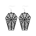 thumbnail image 2 of DPTALR European Creatives Spidering Web Funny Earrings Halloween Earrings, 2 of 6