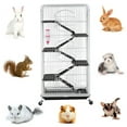 thumbnail image 6 of Yaheetech 52" 6 Level Indoor Ferret and Small Animal Cage, White, 6 of 13