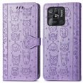 thumbnail image 1 of Funda Cartera FOXDOCK para XIAOMI Redmi 10C , Flip PU con Relieve de Gatos y Perros, Tarjetero y Soporte, 1 of 6