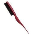 thumbnail image 1 of Unique Bargains Nylon Teasing Brush Three Row Salons Teasing Brush for Styling Backcombing Red 8.86' Length, 1 of 7