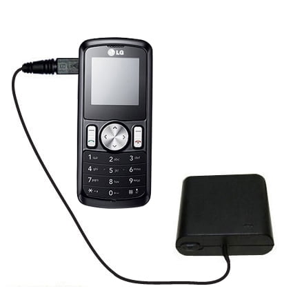 Portable Emergency AA Battery Charger Extender suitable for the LG GB102 - with Gomadic Brand TipExchange Technology