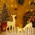 thumbnail image 6 of Ktaxon Lighted Christmas Decor 5ft Deer Family Set for Outdoor Yard Decoration w/ LED Lights, 6 of 13