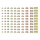 thumbnail image 1 of 100 piezas de abrazaderas de manguera galvanizadas elásticas ajustables tipo alemán juego de clips de tubo FS090222, 1 of 9