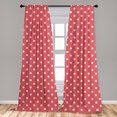 thumbnail image 5 of Ambesonne Floral Curtains, Pattern Daisy, Pair of 28"x63", Pink White Marigold, 5 of 5