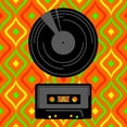 thumbnail image 2 of Rodriquez Jr, Enrique 20x20 Gold Ornate Wood Framed with Double Matting Museum Art Print Titled - Music Entertainment 2 Retro, 2 of 4