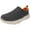 Charcoal/Orange, variant on Skechers Mens Go Walk Evolution Ultra-Impeccable Slip On Walking Shoes Gray