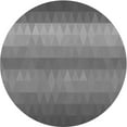 thumbnail image 1 of Ahgly Company Indoor Square Patterned Gray Dolphin Gray Area Rugs, 3' Square, 1 of 6