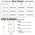 thumbnail image 3 of WREESH Womens One Piece Swimsuits Fashion Comfortable V-Neck Sleeveless Fold Solid Color Bathing Suits Black, 3 of 5