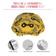 thumbnail image 5 of Kdxio Modern Truck Print Shower Cap for Women,Elastic and Reusable,Double Waterproof Layers Bathing Hat, 5 of 9