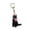F, variant on 2D Flat Acrylic Cat Charm Keychain Pendant Black Cat Hanging Decoration Car Rearview Mirror Accessories Car Interior Decor