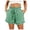 shorts 138#Mint Green, variant on WAYUTE Shorts for Women Fashion Spring and Fall Solid Color High Waist Pocket Wide Leg Cargo Shorts Casual Loose Fit Summer Dailywear