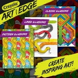 Crayola Art with Edge Optical Illusions Coloring Book, 40 Pages, Child ...