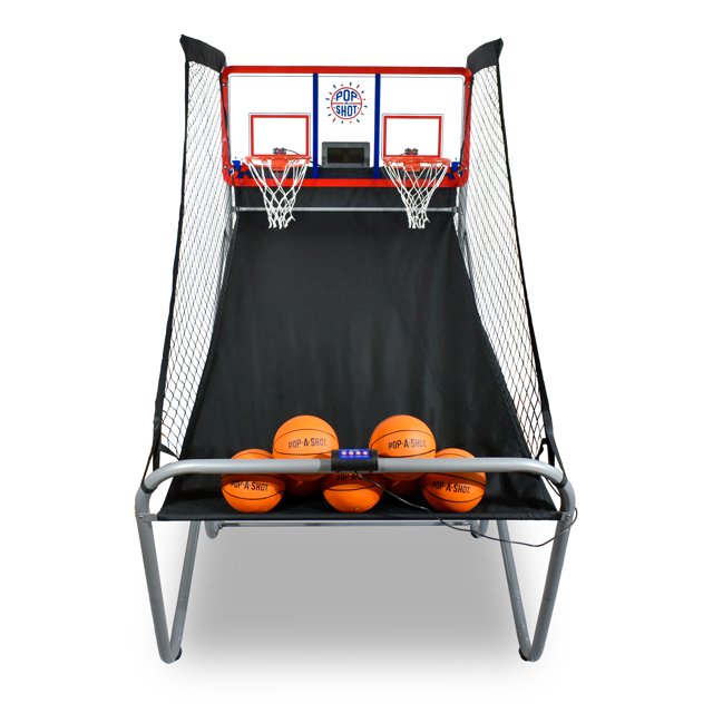 PopAShot Official Indoor/Outdoor Dual Shot Basketball Arcade Game