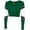 Dk Green/White/Black, variant on Chassé Girls' Performance Blaze Bodyliner Purple/White/Black Youth X-Small