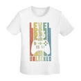 thumbnail image 4 of Level 13 Unlocked Women'S Basic Short Sleeve T-Shirt White Small, 4 of 5
