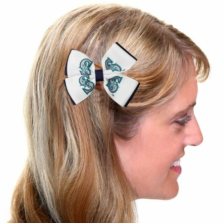 Seattle Mariners Women's 2-Tone Pinwheel Hair Clip - - No Size