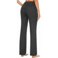 thumbnail image 3 of ZENFLEX Women's Yoga Pants with Pockets for Women Bootcut Wide Leg Pants for Women High Waisted Workout Pants, 3 of 6