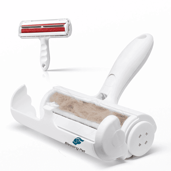 Blessing Pet Hair Lint Remover Reusable Roller for Carpet Clothes Bedding Couch