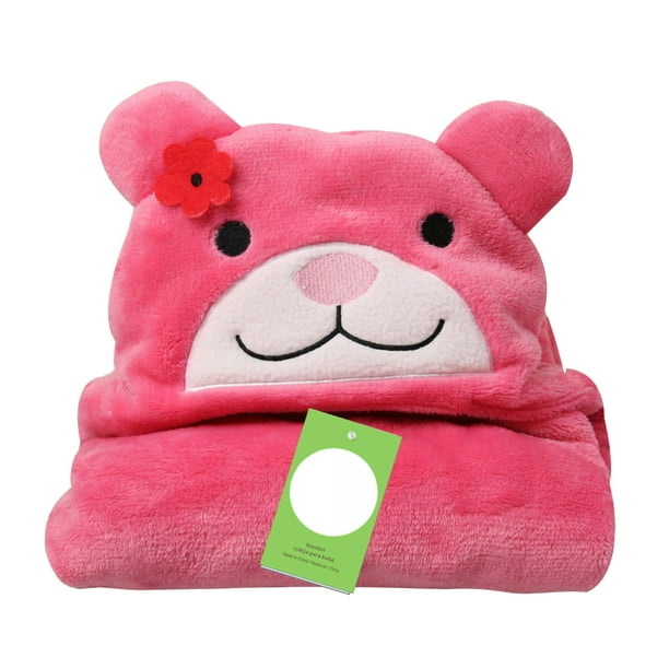 La Capa En Forma De Animal Del Terciopelo Coralino Suave Y Acogedor Embroma La Manta Con Capucha Con Capucha Para Los Niños Del Bebé