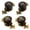 Black, variant on Single Hole Drawer Pulls Metal Mixture Earthenware Compound 32mm Traditional Fashion Drawer Pulls For Bookcase Cupboard Bathroom Deck