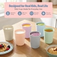 thumbnail image 5 of MASTERCOOK 6-Pack Unbreakable Reusable 8oz Plastic Cups, Stackable BPA-Free Tumbler Pastel, 5 of 8