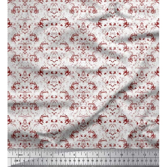 Soimoi Cotton Duck Fabric Texture Shirting Printed Craft Fabric by The Yard 42 Inch Wide