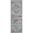thumbnail image 4 of Bloom Rugs Washable Non-Slip 12 ft Runner - Terracotta / Teal Traditional Oriental Runner for Entryway, Hallway, Bathroom, and Kitchen - Exact size: 2'6" x 12', 4 of 10