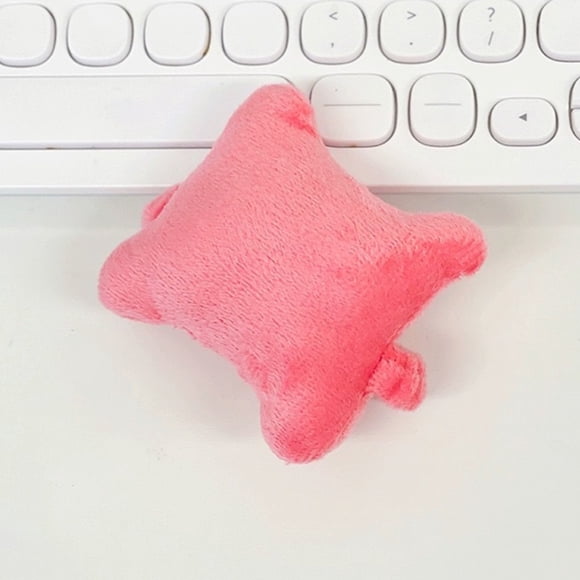 Wrist Cushion Pillow - Ergonomic Support for Office & Computer Use Soft Flannel Fabric with Sponge Filling Portable Wrist Rest, Pink, JKODE