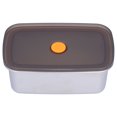 thumbnail image 1 of Caja de almacenamiento de alimentos, contenedor de frutas de acero inoxidable de calidad alimentaria, caja de almacenamiento Bento para Picnic, Camping al aire libre, 1000ml, 1 of 8