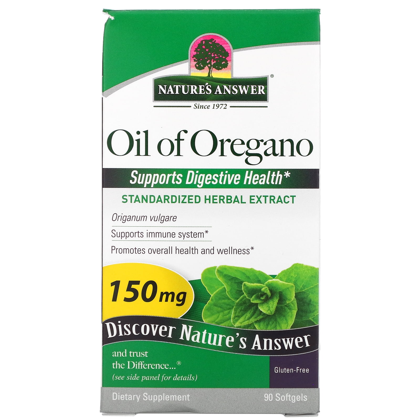 Nature's Answer Oil Of Oregano Standardized Herbal Extract Walmart