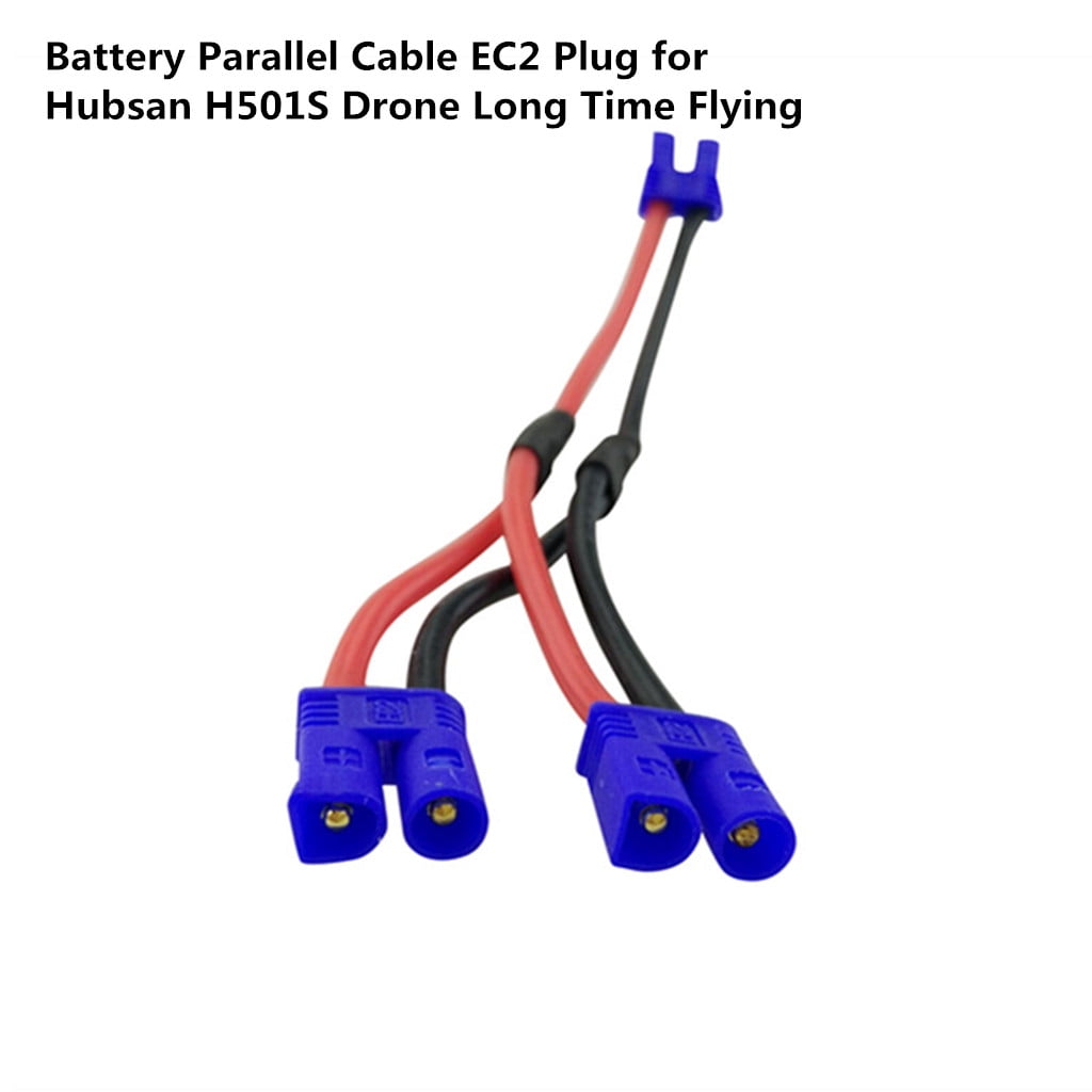 Hubsan H501S Accessories Battery Parallel Cable EC2 Plug for Long Time Flying 