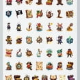 thumbnail image 4 of 35pcs-50pcs Pirate Adventure Stickers Stationery Stickers Nautical Kids Stickers Funny Graffiti Decals for Luggage Suitcase Laptop, 4 of 9