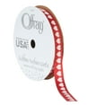thumbnail image 2 of (3 pack) Offray Ribbon, Red 3/8 inch Grosgrain Polyester Ribbon, 9 feet, 2 of 2