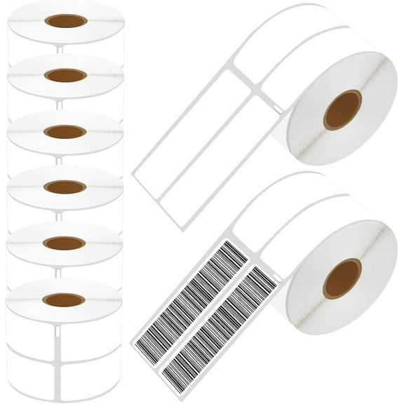 NineLeaf 8 Roll (700 Labels) Compatible for Dymo 30253 (1-1/8" x 3-1/2") 2-up File Folder Address Mailing Barcode Shipping Labels for Labelwriter 450 4XL Zebra Desktop Printers, NOT FIT 550 & 5XL