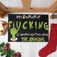 thumbnail image 1 of Mini Grinch Ornaments Grinch Ornaments Grinch Christmas Decorations Christmas Festival Decoration Front Door Carpet Indoor Outdoor Mat, 1 of 3
