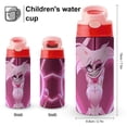 thumbnail image 2 of Hazbin Hotel Angel Dust Kid's Insulated Water Bottle With Straw Vacuum Stainless Steel Cup Leak-Proof Toddler Thermoses Water Cup For Children, 2 of 8