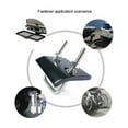 thumbnail image 2 of Heavy Duty Hitch Tightener For 1.25 And 2 Inch Tow Trailer Hitches U Bolt Ball Mount Stabilizer Wobble Anti-Rattle Clamp ,Weatherproof Double Locking Hitch Pin, 2 of 6