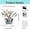 C, variant on HOARBOEG Colorful Acrylic Rose Decor for Study Desk, Aesthetic Office & Home Decoration Gift, Artistic Tabletop Decorations