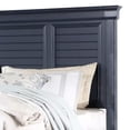 thumbnail image 6 of Zeny Queen Bed with Storage Drawers-Panel Headboard-Blue Wood, 6 of 7