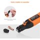 thumbnail image 4 of Tacklife Mini herramienta rotativa inalámbrica 3,7 V CC/3 velocidades de rotación/protección contra sobrecarga/31 accesorios/Micro USB/batería de litio/tallado/pulido PCG01B Vhermosa AZ-0024, 4 of 8